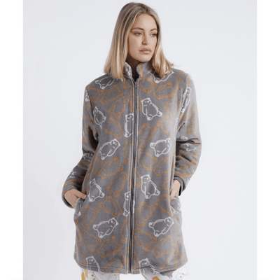 Admas Vestaglia Invernale da Donna in Pile Abbottonata 67021 S26 - Passarelli Biancheria