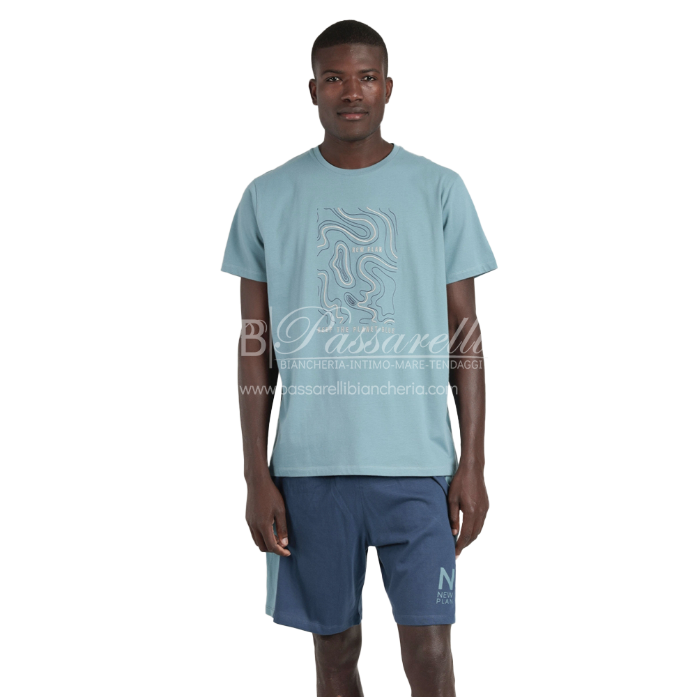 Admas Pigiama Estivo Corto da Uomo 63168 2504S22