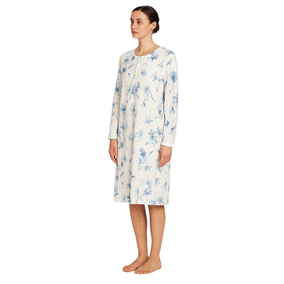 Alpina Donna Camicia da Notte Invernale in Caldo Cotone Franca AFL316 2511S56