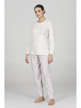 Alpina Pigiama Invernale in Caldo Cotone da Donna Fedora AFL345 2511S72