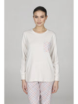 Alpina Pigiama Invernale in Caldo Cotone da Donna Fedora AFL345 2511S72