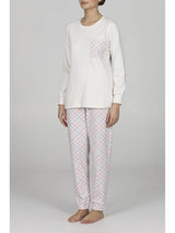 Alpina Pigiama Invernale in Caldo Cotone da Donna Fedora AFL345 2511S72