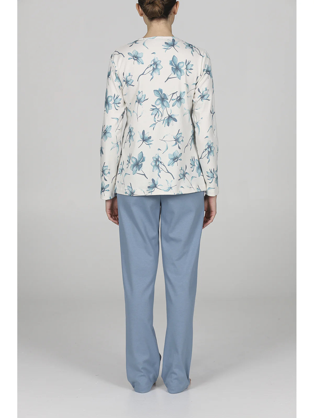 Alpina Donna Pigiama Invernale in Caldo Cotone da Donna Franca AFL341 2511S68