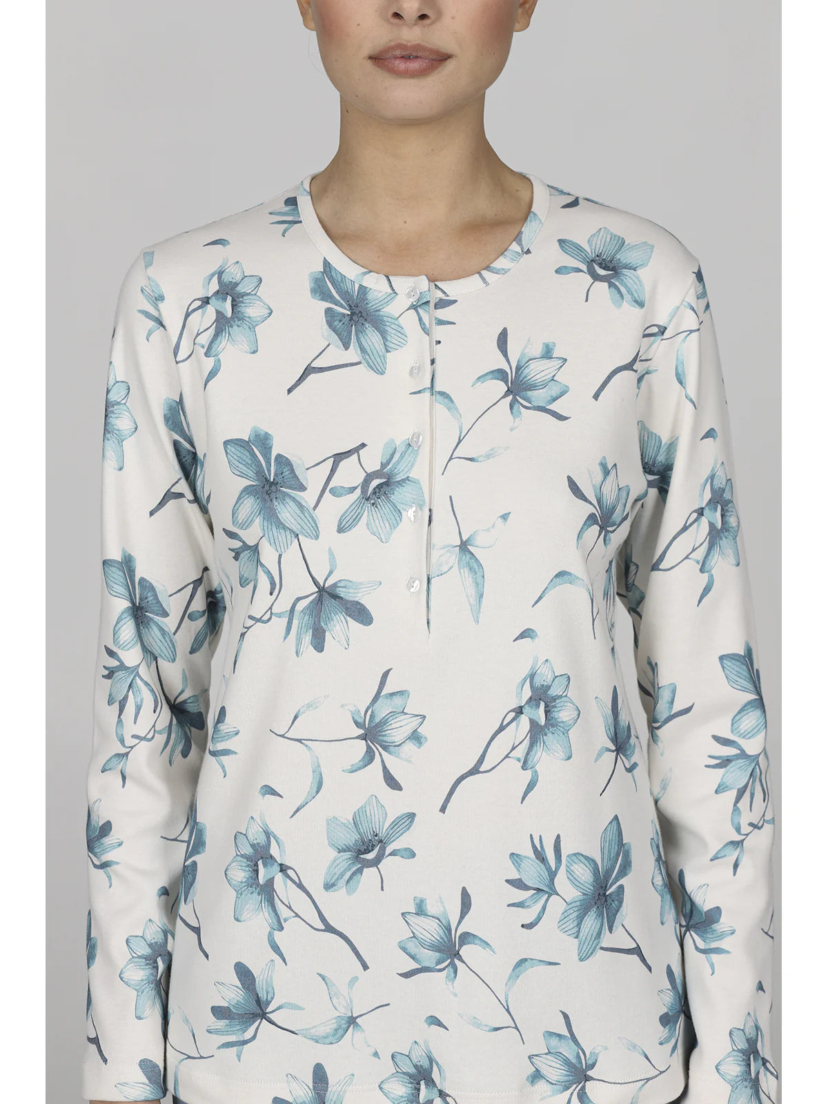 Alpina Pigiama Invernale in Caldo Cotone da Donna Franca AFL341 2511S68