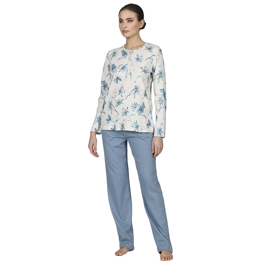 Alpina Pigiama Invernale in Caldo Cotone da Donna Franca AFL341 2511S68