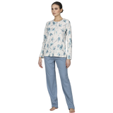 Alpina Pigiama Invernale in Caldo Cotone da Donna Franca AFL341 2511S68