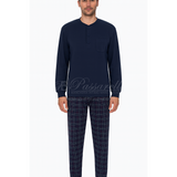 Alpina Pigiama Invernale Serafino in interlock di puro cotone AAL411 2510S55