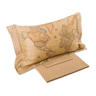 Alviero Martini Geo Classic Lenzuola in Raso di cotone Matrimoniale 1008001 D200 - Passarelli Biancheria