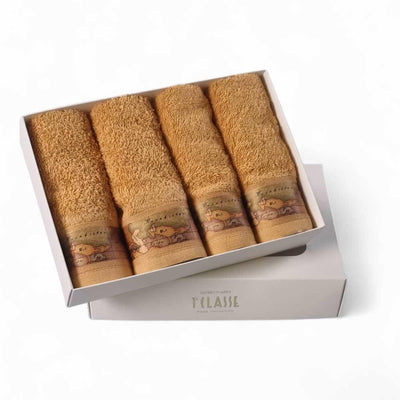 Alviero Martini confezione 4 Lavette in Spugna Geo Classic 1011219 S23 - Passarelli Biancheria