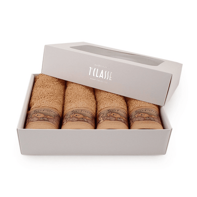 Alviero Martini confezione 4 Lavette in Spugna Geo Classic 1011219 S23 - Passarelli Biancheria