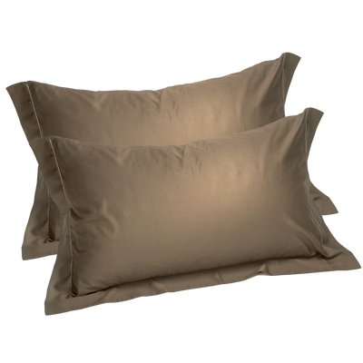 Ambrosiana Coppia Federe in Raso di Cotone con Volà S15