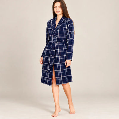 Amica Vestaglia Invernale in Punto Milano collo Sciallato da Donna A627