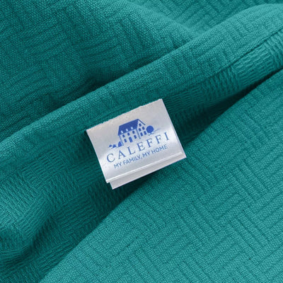 Caleffi Sommer-Tagesdecke einfarbig aus Rodeo-Baumwolle - verschiedene Größen