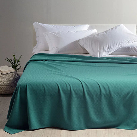 Caleffi Summer Double Bedspread Solid Color in Rodeo Cotton D52 