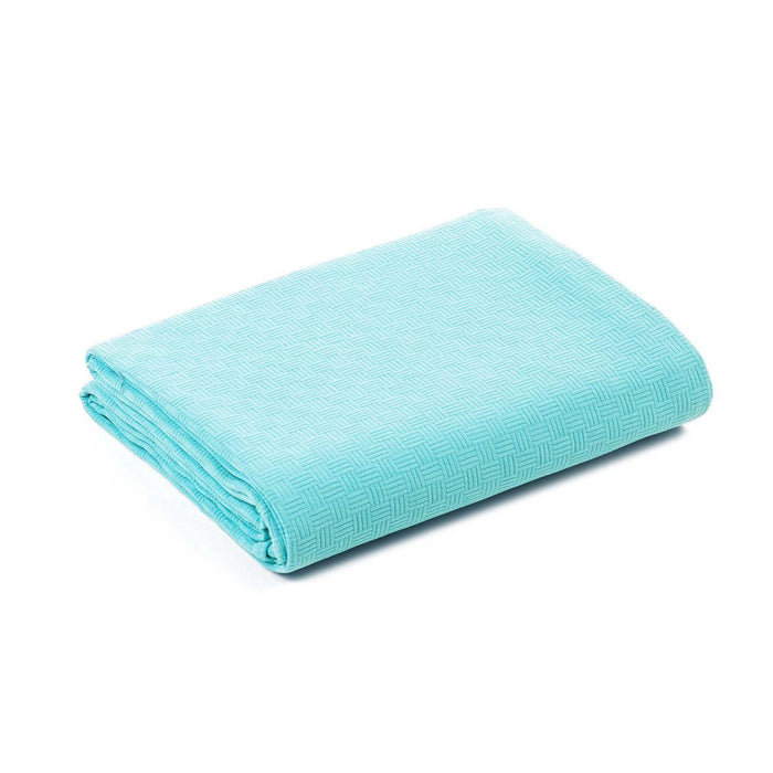 Caleffi Solid Color Single Summer Bedspread in Rodeo Cotton D37 