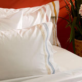 Biancoperla Completo Lenzuola Matrimoniale In Percalle si Cotone Antigua 2601B