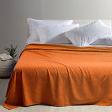 Caleffi Summer Double Bedspread Solid Color in Rodeo Cotton D52 