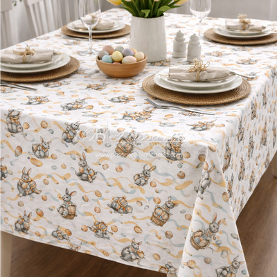 Arconate Tovaglia in Cotone Pasqua - Dimensioni Varie