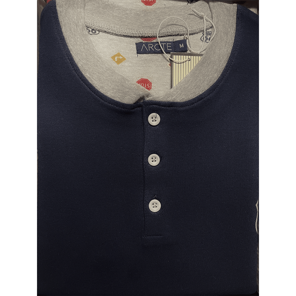 Arcte Pigiama da Uomo in Caldo Cotone 60028 S35 - Passarelli Biancheria