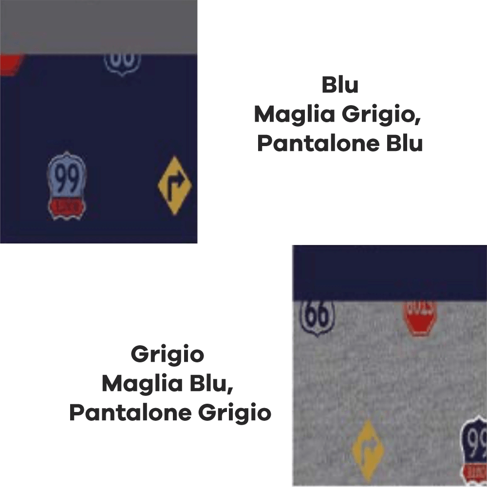 Arcte Pigiama da Uomo in Caldo Cotone 60028 S35 - Passarelli Biancheria