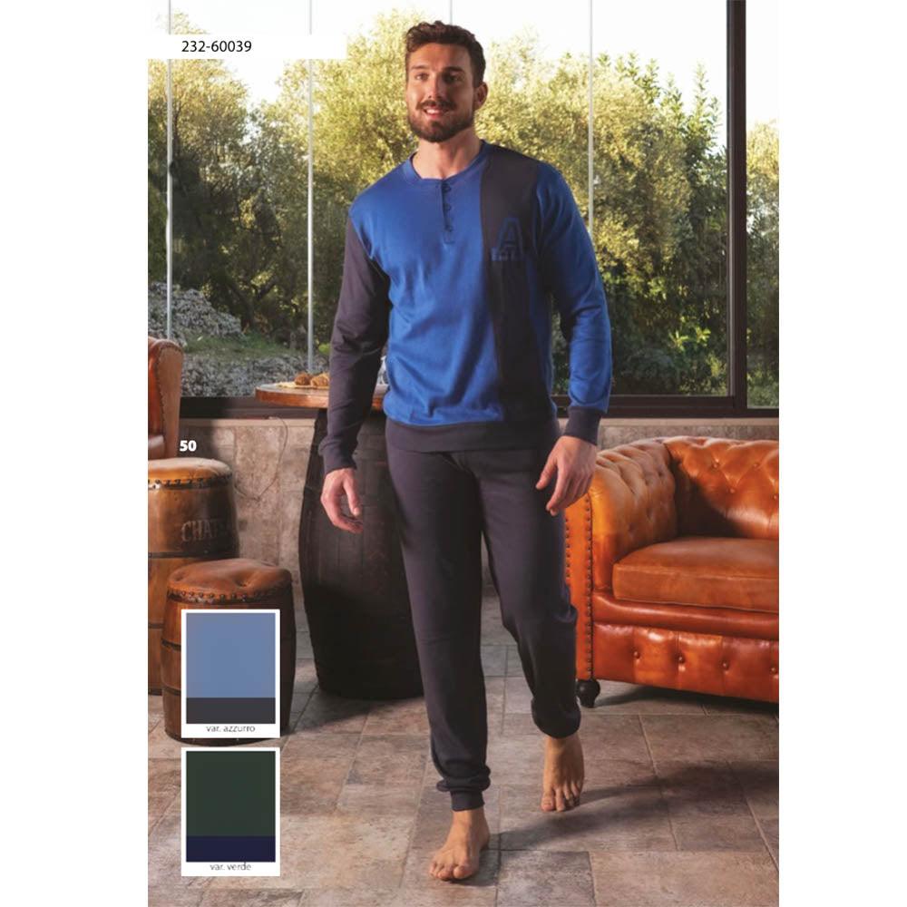 Arcte Pigiama da Uomo in Caldo Cotone 60039 S32 - Passarelli Biancheria