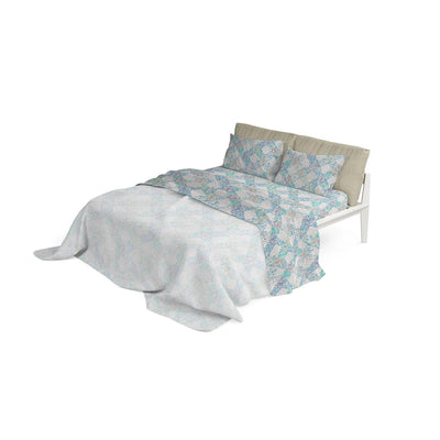 Athena Completo Letto Matrimoniale Made in Italy Eva B42 - Passarelli Biancheria