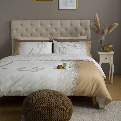 THUN® Completo Letto Matrimoniale New Elegance - Fantasia Tulipani