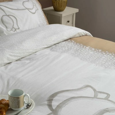 THUN® Completo Letto Matrimoniale New Elegance - Fantasia Tulipani