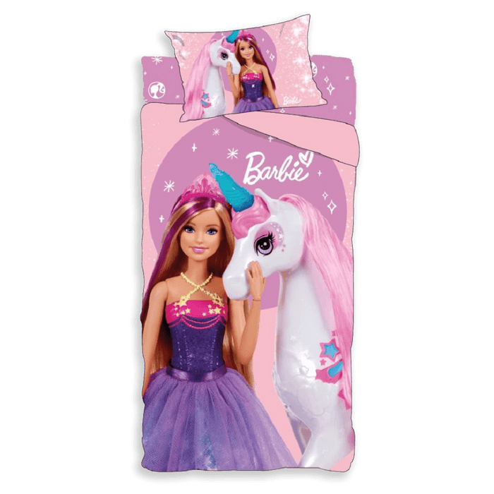 Barbie Completo Lenzuola per Letto Singolo S39