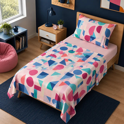 Bassetti Completo Lenzuola per Letto Singolo Playtime