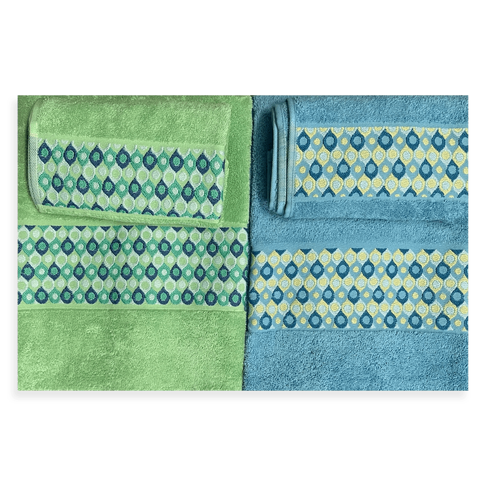 Bassetti Set 2+2 Asciugamani Amuleto D35 - Passarelli Biancheria