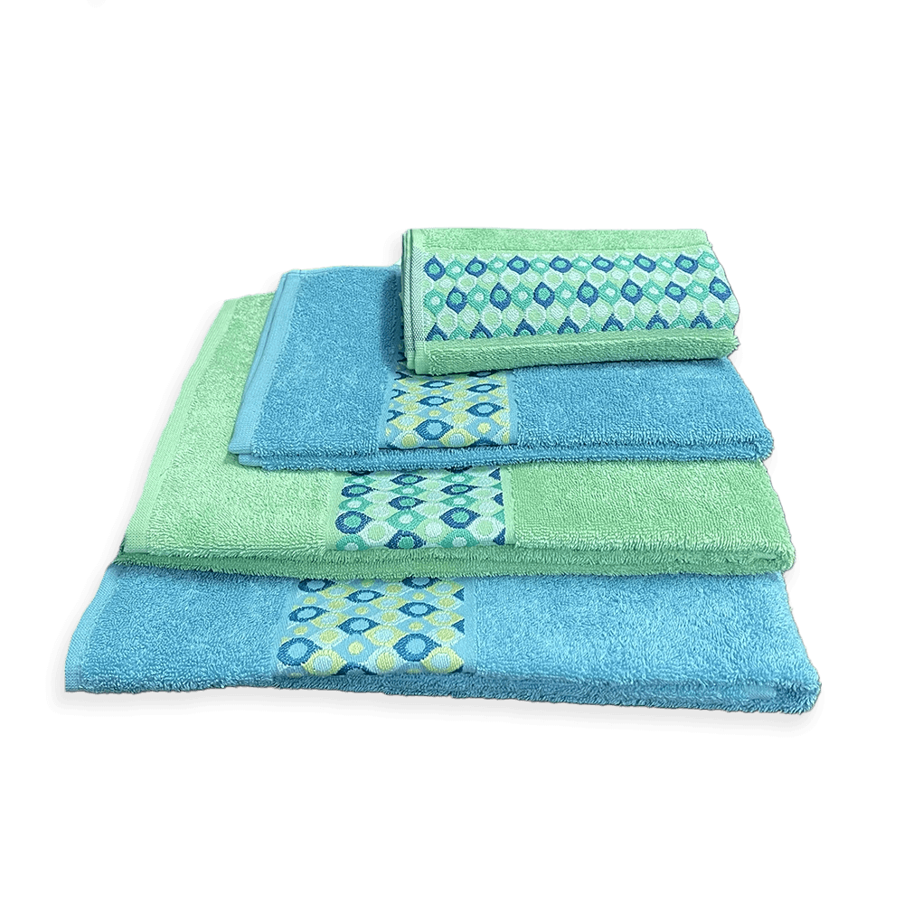 Bassetti Set 2+2 Asciugamani Amuleto D35 - Passarelli Biancheria