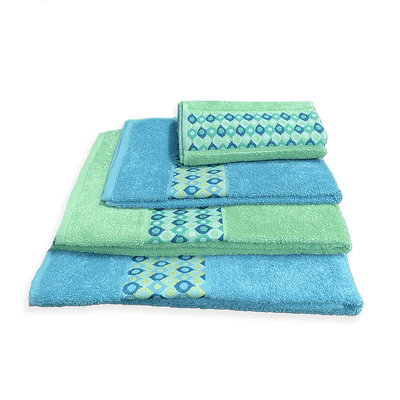 Bassetti Set 2+2 Asciugamani Amuleto D35 - Passarelli Biancheria