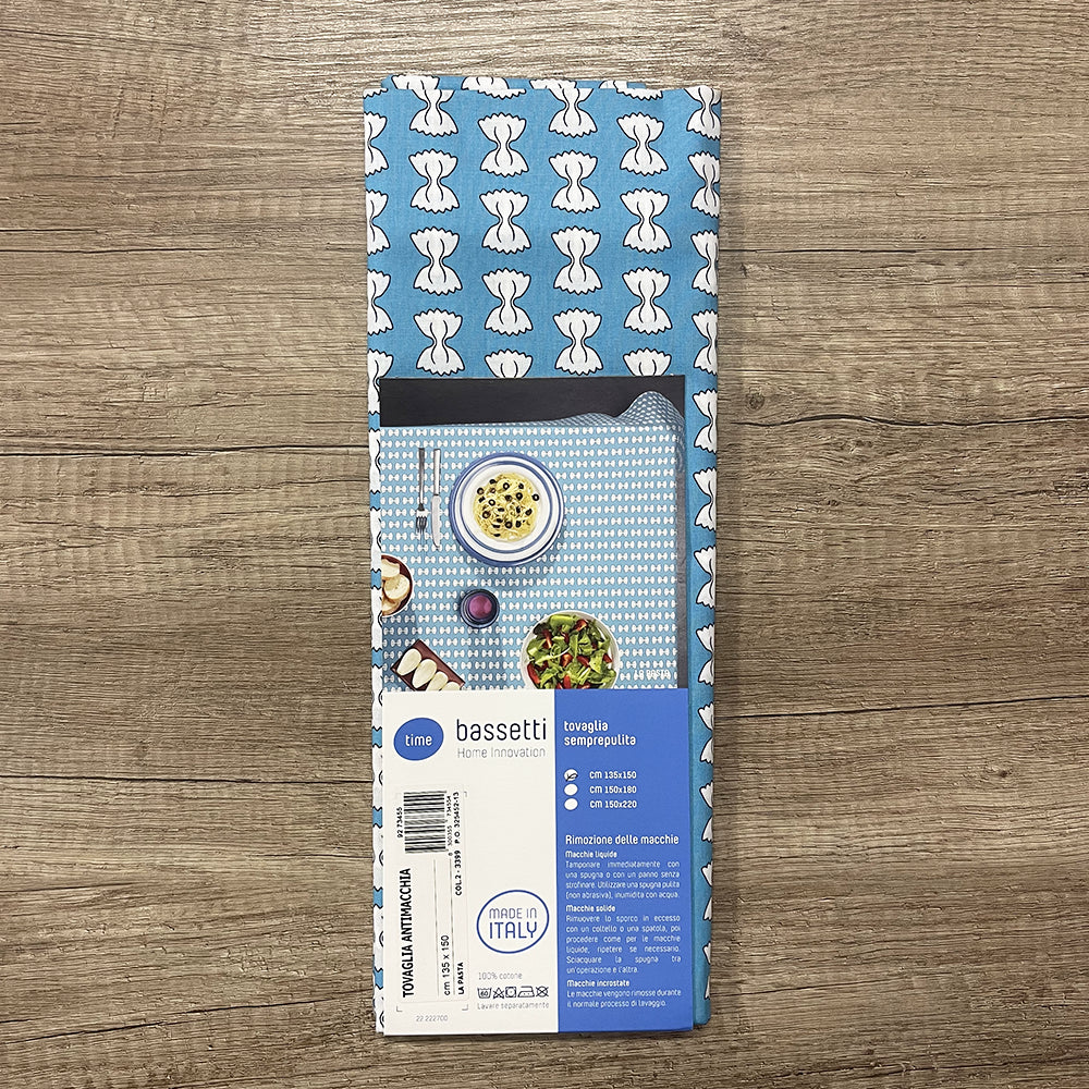 Bassetti Tovaglia Semprepulita 135x150 in puro Cotone - Vari Disegni