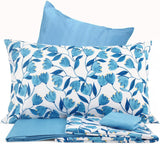 Bassetti Completo Lenzuola con Doppie Federe Bluebell 2509S - Varie Dimensioni
