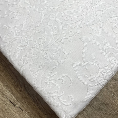 Bassetti Summer Bedspread in White Matelassè Cotton - Various Sizes