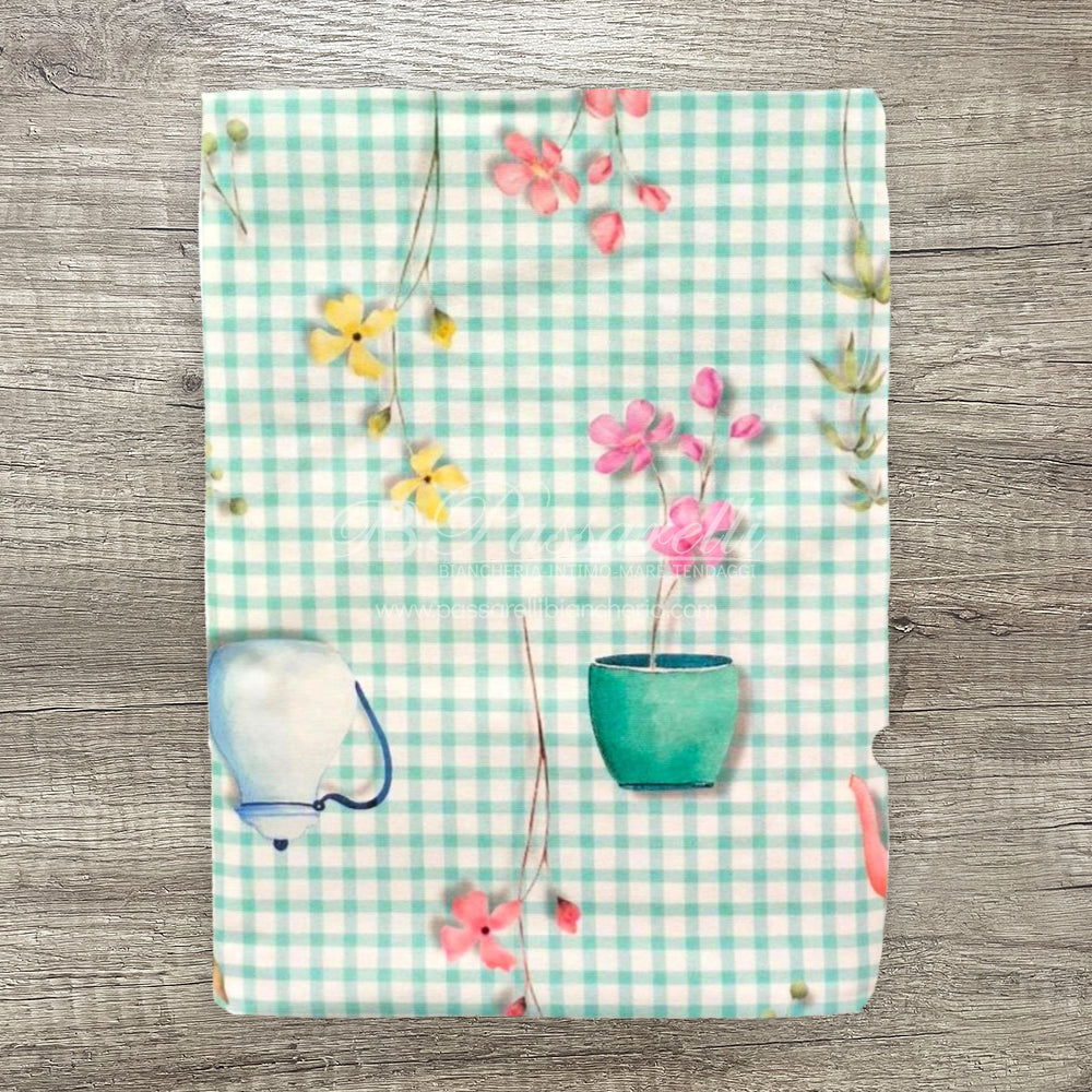 Bassetti Tovaglia in Cotone Antimacchia Stampa Digitale Oolong 2501S- Varie Dimensioni