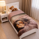 Bassetti completo Lenzuola Copriletto IMAGE Peluche - varie dimensioni