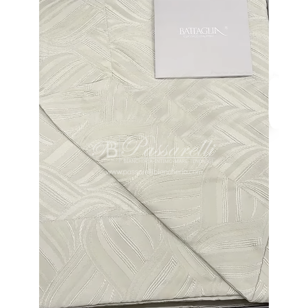 Battaglia Coordinato Letto GINEVRA Lenzuola + Copriletto Estivo Matrimoniale FS25290