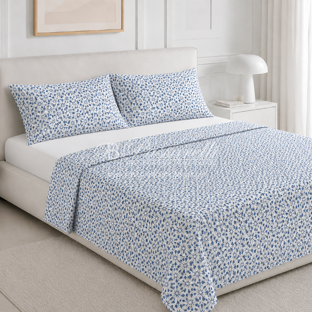 Be Blumarine Completo Lenzuola Matrimoniale Leila S105