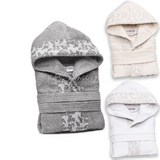 Besana  Accappatoio Unisex in Cotone Decor 2411S38