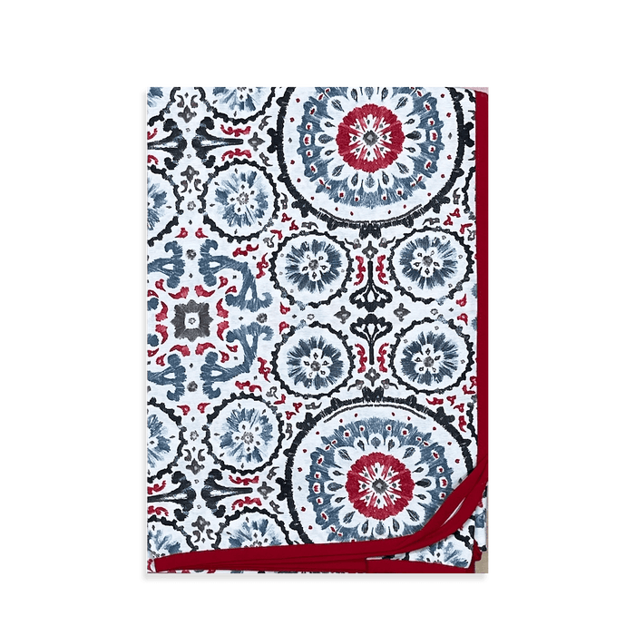 Italian Linen Cotton Tablecloth for 6 Seats Ipanema S14