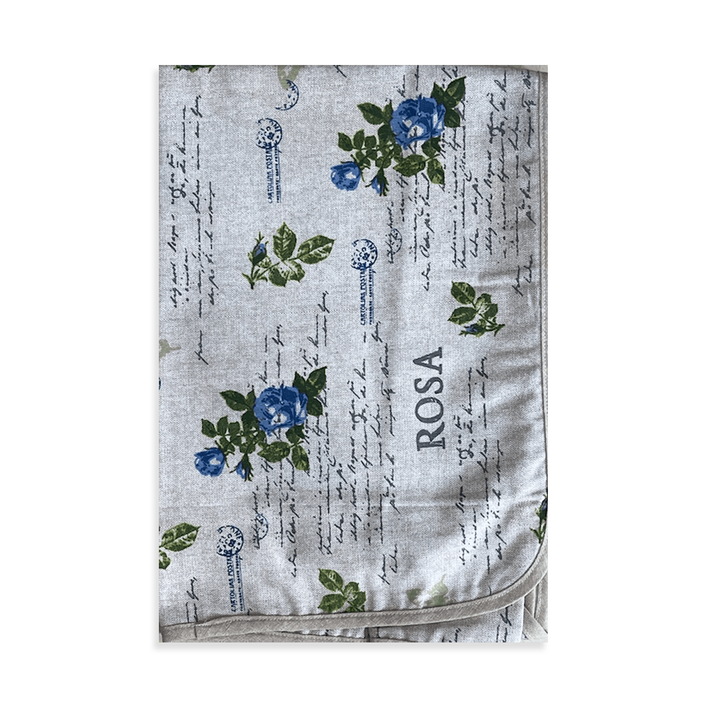 Biancheria Italiana Tovaglia in Cotone da 6 Posti Rosa S18 - Passarelli Biancheria