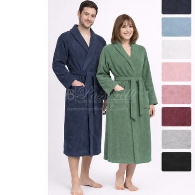 Biancoperla Accappatoio Unisex Senza Cappuccio Perla 2510BS70