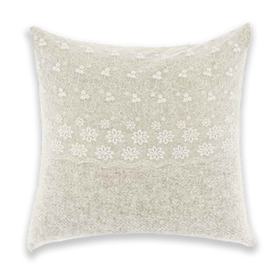 Blanc Mariclò Cuscino Arredo con Pizzo A3711199PA 2510S28