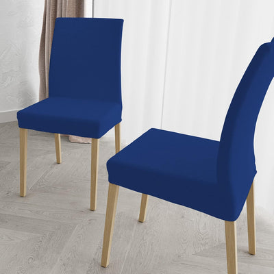 Set of 2 Chair Covers with Backrest in Stretch Fabric B17