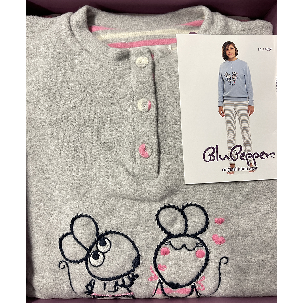Blu Pepper Pigiama Invernale da Ragazza - Vari Disegni 1009S24