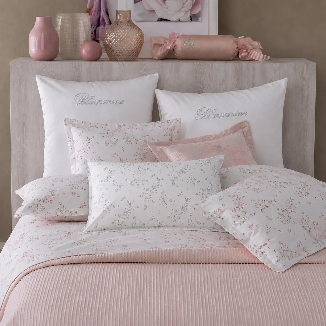 Blumarine Completo Lenzuola In Percalle Di Cotone Lilibet - Varie Dimensioni