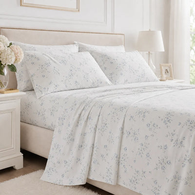 Blumarine Completo Lenzuola In Percalle Di Cotone Lilibet - Varie Dimensioni