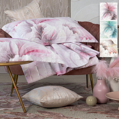 Blumarine Completo Lenzuola matrimoniale in Raso di cotone Bella di Notte 2504S230